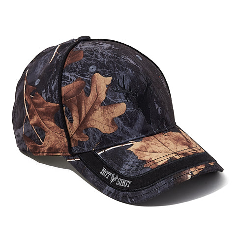 Fishing Hooks Realtree Camo Trucker Hat, Neon Pink