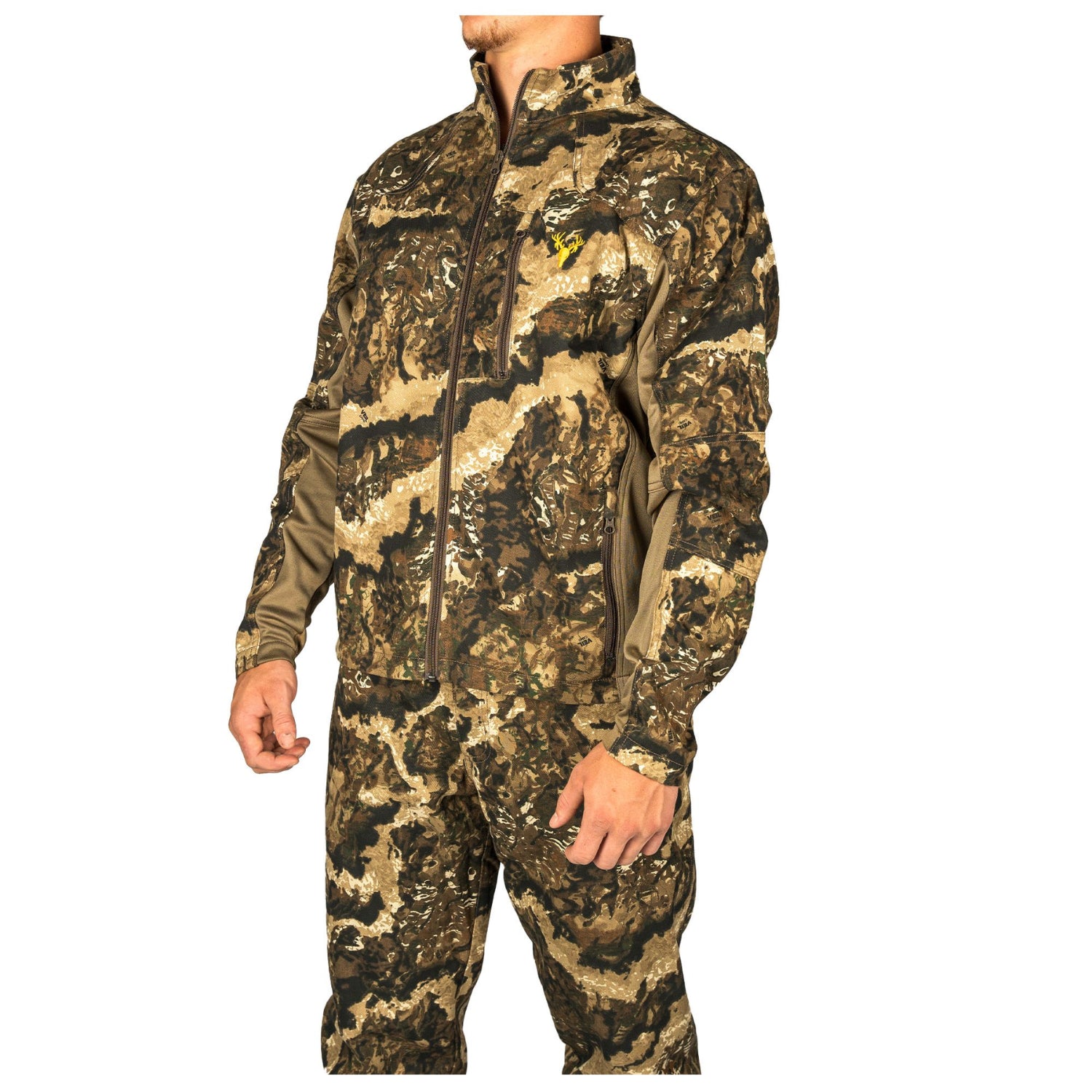 Men’s Flannel Lined Camo Hunting Jacket – Hot Shot Gear