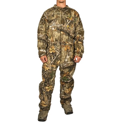 hunting gear camo HOT SHOT Men’s Insulated Twill Camo Hunting Coverall