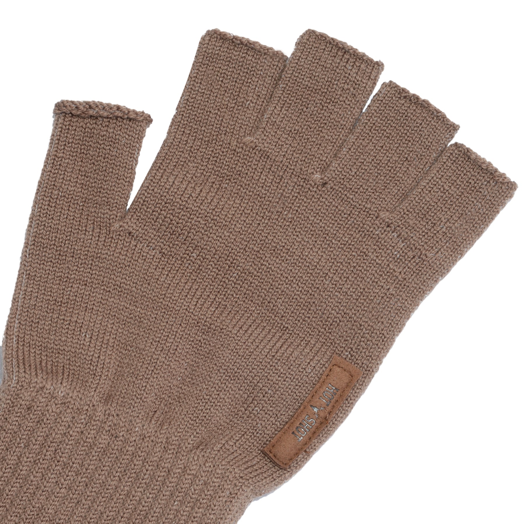 Navy, Mens Essential Lambswool Fingerless Glove