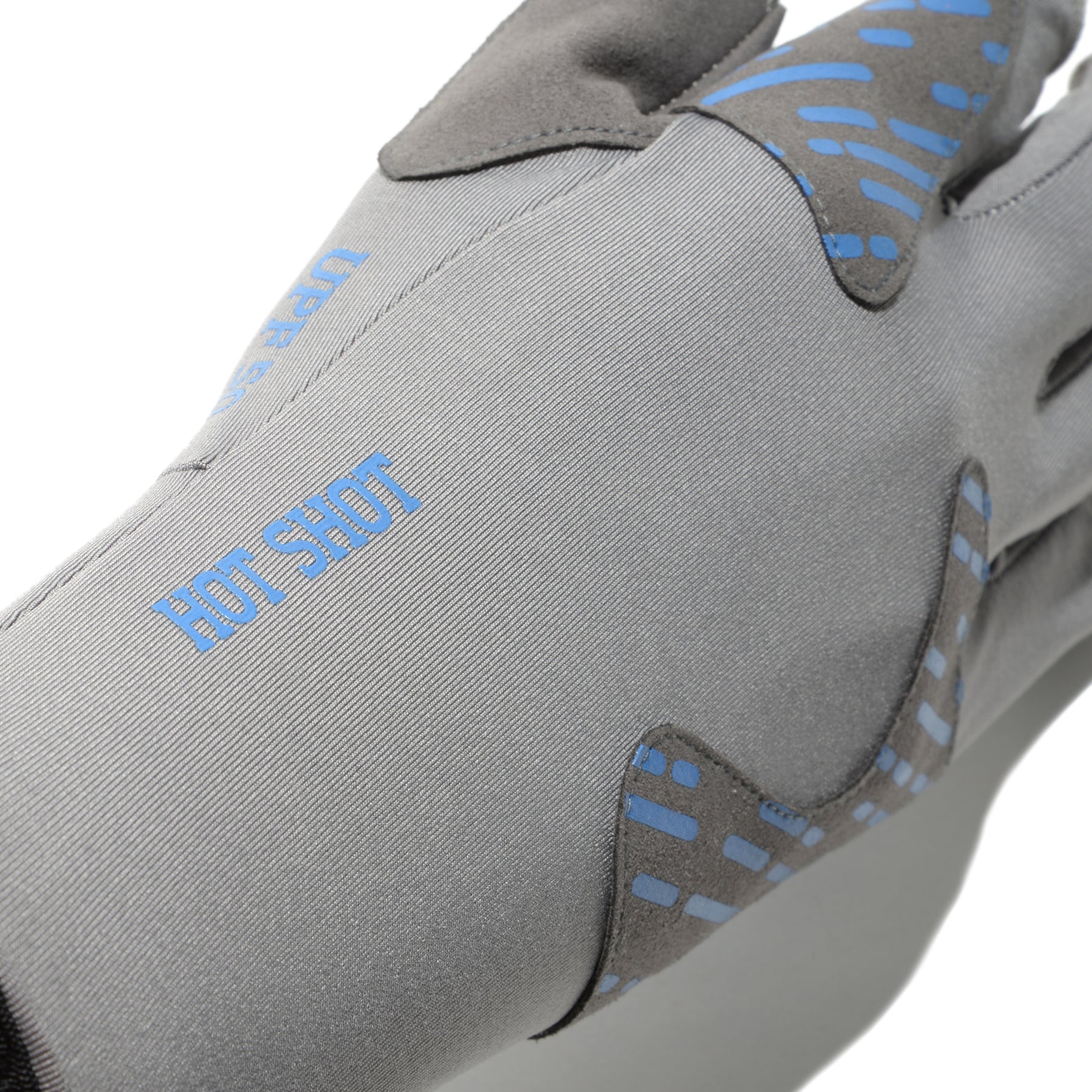 Men's Reinforced Cooling UPF50 Fingerless Grey Fishing Gloves