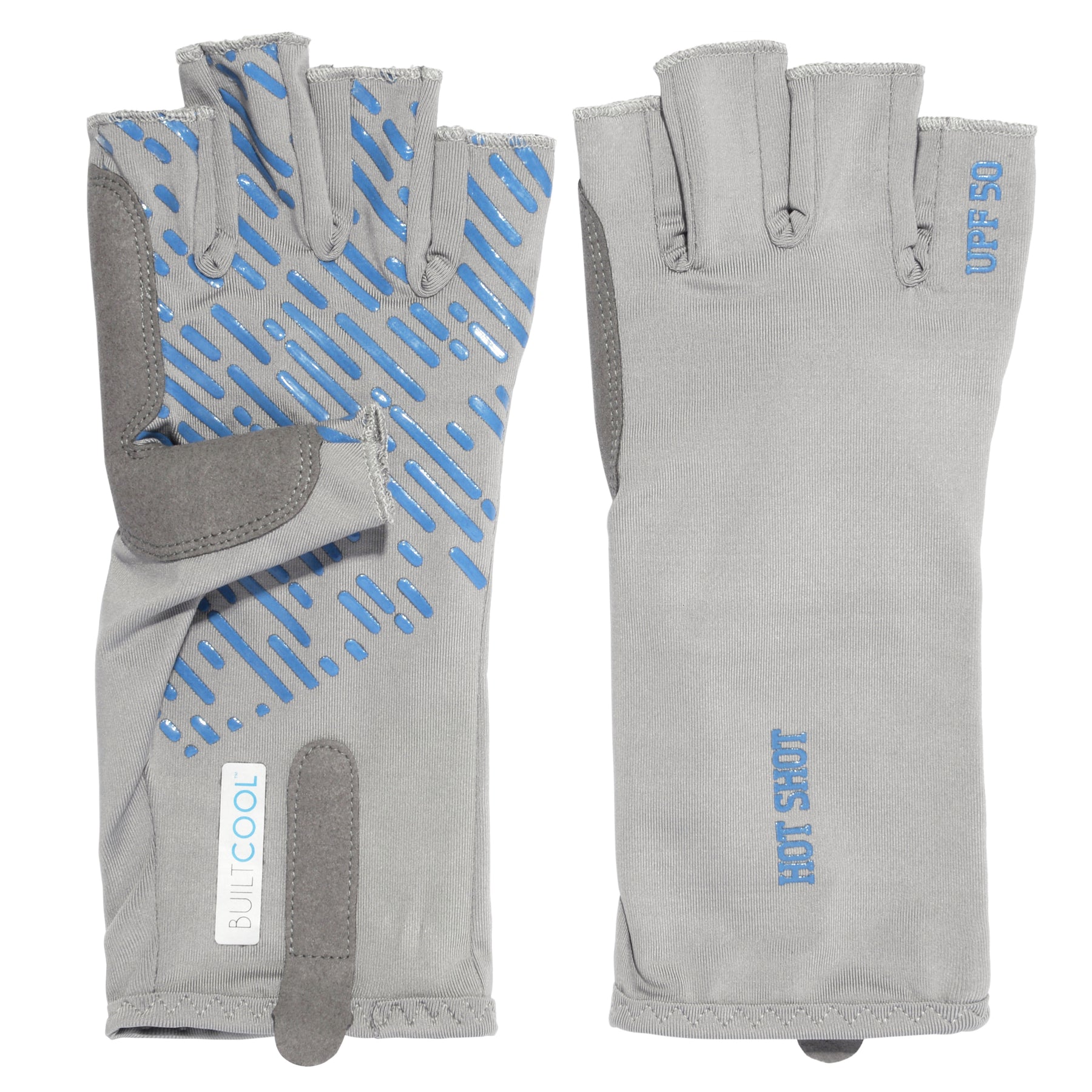 Men's Fingerless Cooling UPF Fishing Gloves Medium