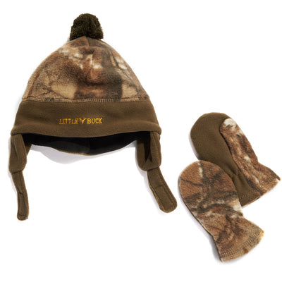 Toddler Li'l Buck Set of Hat and Mittens - Realtree Xtra®