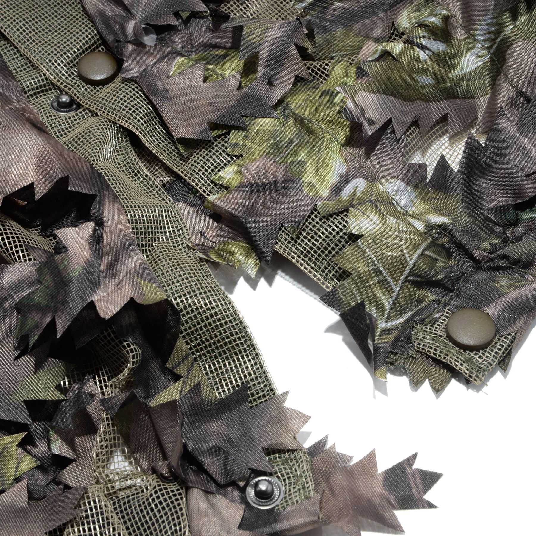 3-D Leafy Ghillie Suit - 2 Pc Woodland Camo Leafy Suit From Hot