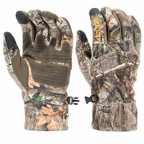 Men s Swiftstrike Windproof Water Resistant Realtree Camo Glove Hot Shot Gear