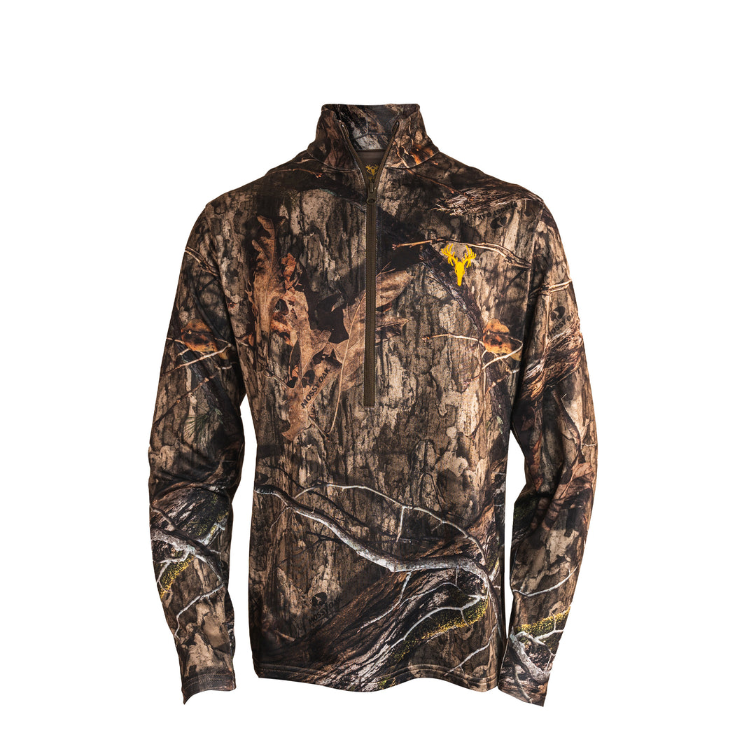 Men's Camo ¼ Zip Performance Hunting Shirt - Realtree Edge Veil